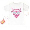 Cow Heart Glasses Glitter - Youth Short Sleeve Graphic T-Shirt - 3 of 4