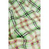 Women's Silk Check Print Bowling Blouse - Topshop - 4 of 4