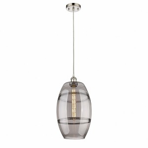 Vaz - 1 Light Cord Hung Mini Pendant In Industrial Style-18.5 Inches Tall and 10 Inches Wide - 1 of 1
