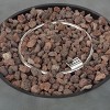 Wellington Round 32" Iron Gas Fire Pit with Tank Holder Light Gray - Christopher Knight Home - 3 of 4