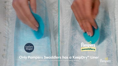 Pampers Swaddlers Sensitive Disposable Diapers - (Select Size and Count), 2 of 24, play video