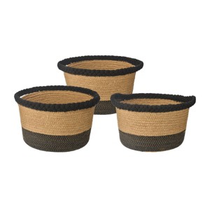 WeThinkStorage Twisted Jute Decorative Basket and Tray with Soft Rope Handle - 1 of 4