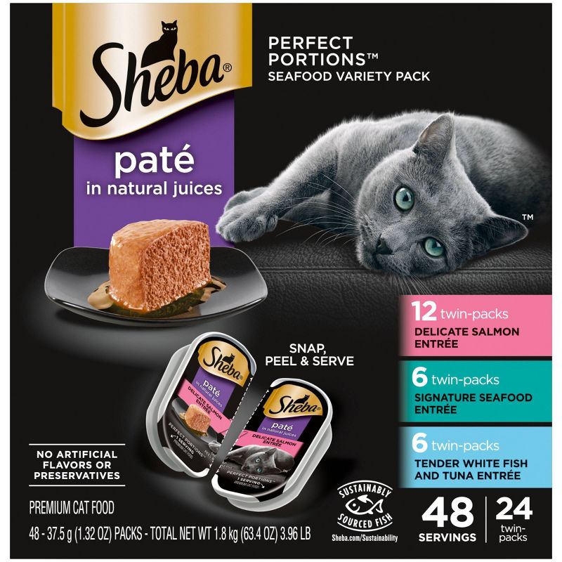 Sheba Perfect Portions Wet Cat Food - 24ct
, 3 of 14