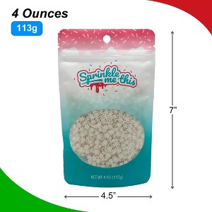 Sprinkle Me This – Snowflake Sprinkles – Holiday White Snowflake-Shaped Dessert Topping - 1 of 4