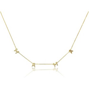 "Mama" Necklace for New Moms, Gold Dipped Fashion Jewelry Gift - 1 of 4