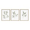 Kate and Laurel Sylvie Modern Sage Green Botanical Outdoor Nature Print 1, 2 and 3 Framed Canvas by The Creative Bunch Studio, 3 Piece 18x24, Natural - 2 of 4