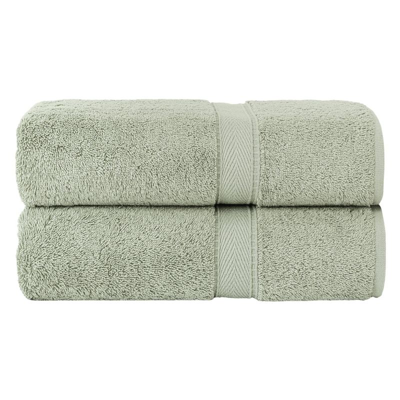 Turkish Cotton Sinemis Terry Towel Set Green - Linum Home Textiles, 1 of 6