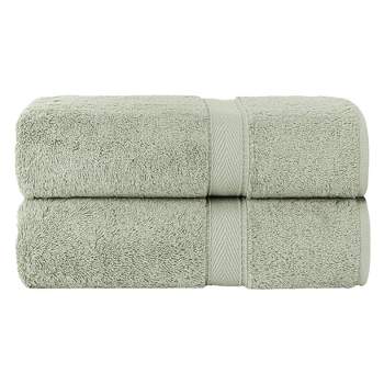 Turkish Cotton Sinemis Terry Towel Set Green - Linum Home Textiles