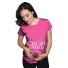 Maternity Baby Girl Loading T shirt Funny Pregnancy Announcement Reveal Cool Tee - Crazy Dog Maternity T Shirt - 2 of 4
