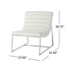 Modern Velvet Accent Chair with wood legs-Christopher Knight Home - 4 of 4