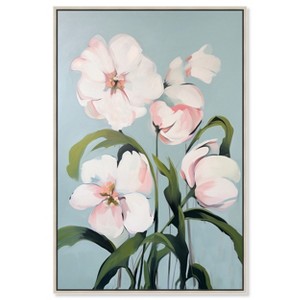 Art Remedy Hope Florals Beach Life Inspired Wall Art Framed - 1 of 4