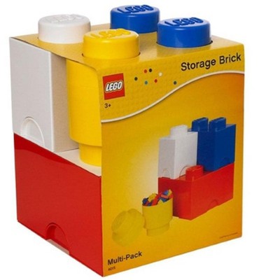 white lego storage brick