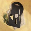 SEVOBAL Serving Platters Artisan Wooden Cheese Board for Serving and Entertaining, Ideal for Parties, Wine Nights, and Gifts, Black, 15.5"*12"*5" - 2 of 4