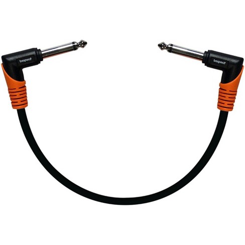 Bespeco SLPP015 6" Silos Series 1/4" Right Angle OFC Instrument/Pedal Cable 6 in. - image 1 of 1