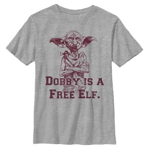 Boys Harry Potter Dobby is a Free Elf T Shirt - 1 of 4
