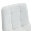 Sapphtopaz Bar Stools Comfy Counter Height Bar Stools with Tufted Cushion and Rounded Backrest High Dining Chairs Set of 2 for Kitchen Island - 3 of 4