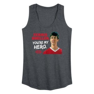 Women's - Ferris Bueller's Day Off - Bueller Bueller Bueller Graphic Racerback Tank - 1 of 4