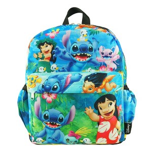 Disney Lilo and Stitch Deluxe Polyester 12" School Backpack for Kids - 1 of 4