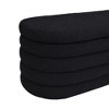 Lyngins 49" Long Oval Storage Bench, Boucle Upholstered Ottoman with Storage, Fully Assembled Entryway Bench, Foot Stool, Bed Bench for Bedroom - 3 of 4