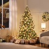 Yaheetech 6Ft/7.5Ft Pre-Lit Christmas Tree,with Warm LED Lights, Green - 2 of 4
