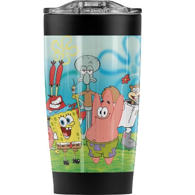 Spongebob Spongebob Group Scene Steel Tumbler 20oz Coffee Travel Mug
