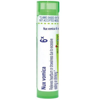 Nux Vomica 6X by Boiron Homeopathic Single Medicine For Digestive  -  80 Pellet