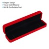 Unique Bargains Velvet Elegant Design Wedding Vintage Jewelry Storage Box - 4 of 4