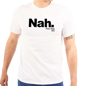 Men's Nah Rosa Parks Quote Black History Graphic T Shirt Brisco Brands - 1 of 4