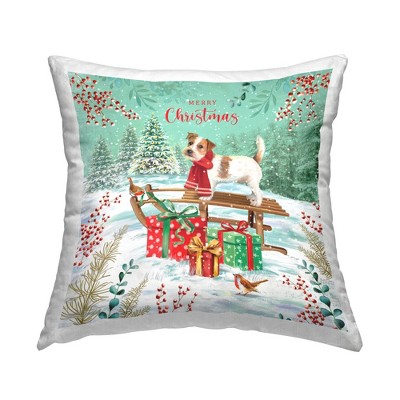 Stupell Industries Merry Christmas Dog Sled