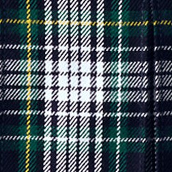 white/evergreen plaid
