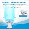 Newair 12-inch Powerful Air Circulator Fan in White, Wall Mountable, 360° Pivot, Up to 40 ft. of High Air Flow at 1010 CFM, Portable Table Desk Fan - 2 of 4