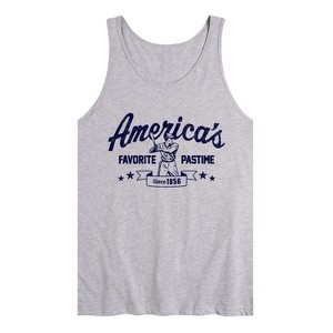 Men's - Instant Message - America's Favorite Pastime Graphic Tank Top - 1 of 4