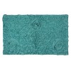 Bell Flower Collection Cotton Floral Pattern Tufted Bath Rug - Home Weavers - 2 of 4