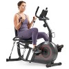 Sunny Health & Fitness Corezy 16-Level Smart Magnetic Resistance Recumbent Bike with Workout Bands - SF-RB424006 - 2 of 4