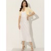 INSPIRE CHIC Women's Cropped Open Front Ruched Short Sleeve Bolero Shrugs - 4 of 4
