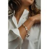 Bee Love, Sterling Silver 5.2mm Cable Chain Bracelet with Puff Heart & Bee Charm by Bow to the Bee - 4 of 4