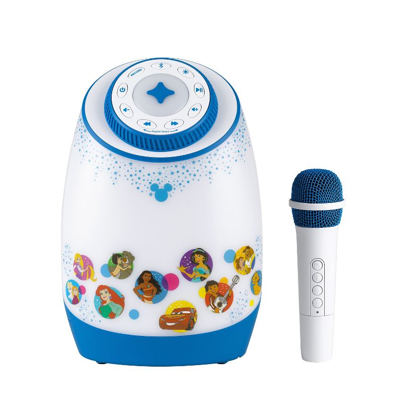eKids Disney Bluetooth Karaoke Machine with Wireless Microphone for Kids and Fans of Disney Toys - Blue (Di-565DGv23), 1 of 5