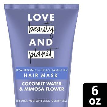 Love Beauty and Planet Coconut Water & Mimosa Flower Hair Mask Deep Conditioning Treatment - 6oz