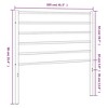 vidaXL Metal Headboard, White, 39.4" - 4 of 4