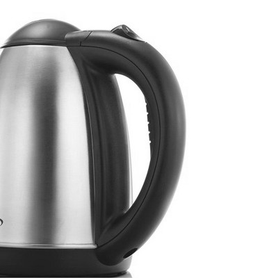 Brushed Stainless Steel 1.2 Quart Cordless Electric Tea Kettle