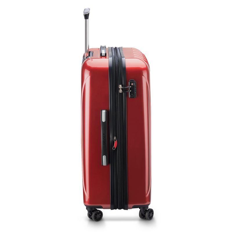DELSEY Paris Aero Expandable Hardside Medium Checked Spinner Upright Suitcase - Red, 5 of 11
