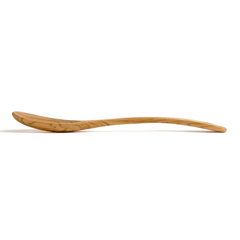 Berard Handcrafted Olive Wood 12 Inch Slotted Spoon, 4 of 6