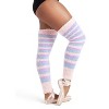 Capezio Harmonie 24" Striped Pamper Legwarmer - 3 of 4