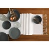 Solino Home Twisted Fringe Linen Tassels Table Runner - 4 of 4