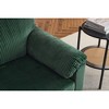 33" Corduroy Oversized Swivel Lounge Chair Sofa with Plush Cushions - 2 of 4