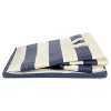 Design Imports Paper Cube Stripe Nautical Blue Square 16X16X16 - 2 of 4