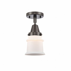 Canton - 1 Light Flush Mount In Industrial Style-10 Inches Tall and 5.25 Inches Wide - 1 of 1