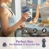MaseiKar Collapsible Water Bottle Reusable Silicone Water Bottles for Travel Sports Gym Camping Hiking Essentials Doughnut Style 20oz BPA Free - 4 of 4