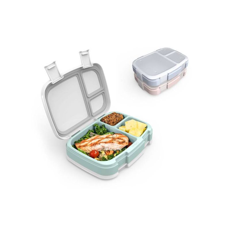 Bentgo Fresh 3pk Reusable 3 Compartment Containers for Prepping, Microwave &#38; Dishwasher Safe, 4 of 9