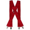 Welch Men's 2 Inch Wide X-Back Casual Clip-End Suspender - 2 of 3